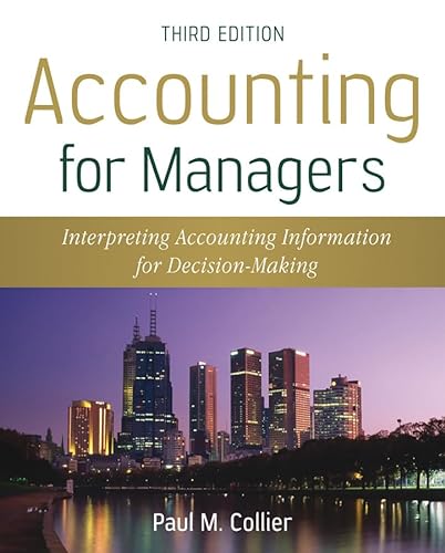 9780470777640: Accounting For Managers: Interpreting Accounting Information for Decision-Making
