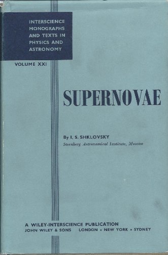 Beispielbild fr Shklovsky Supernovae zum Verkauf von Better World Books