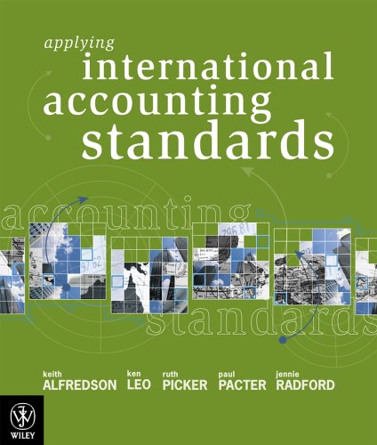 Beispielbild fr Applying International Accounting Standards zum Verkauf von BookHolders
