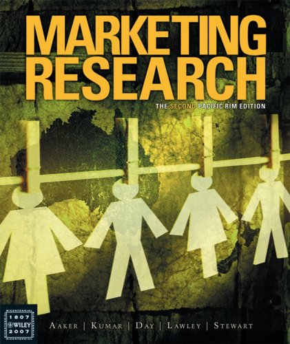 9780470810705: Marketing Research: The Pacific Rim Edition