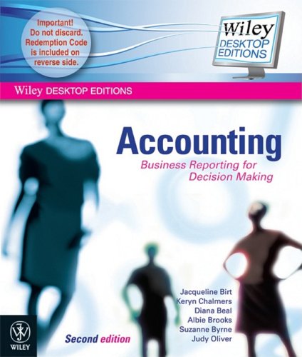 9780470817995: Accounting: Business Reporting for Decision Making eBook DustJacket