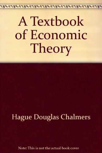 Imagen de archivo de A Textbook of Economic Theory a la venta por Callaghan Books South