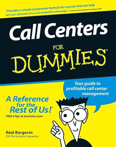 9780470835494: Call Centers For Dummies