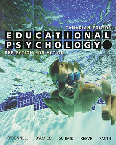 9780470840320: Educational Psychology, Canadian Edition: Reflection for Action
