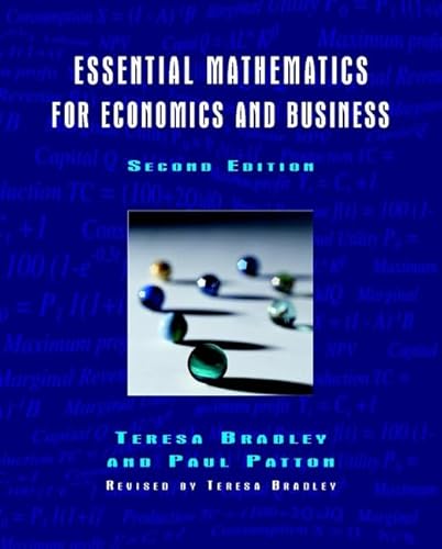 9780470844663: Essential Mathematics for Economics and Business