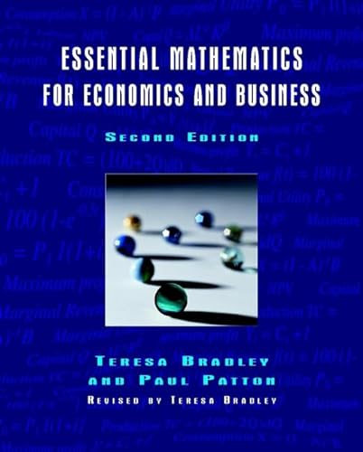 9780470844663: Essential Mathematics for Economics and Business