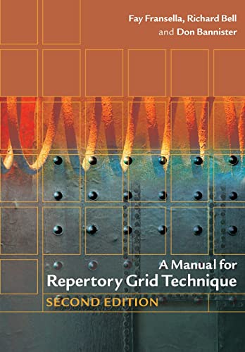 9780470854907: A Manual for Repertory Grid Technique