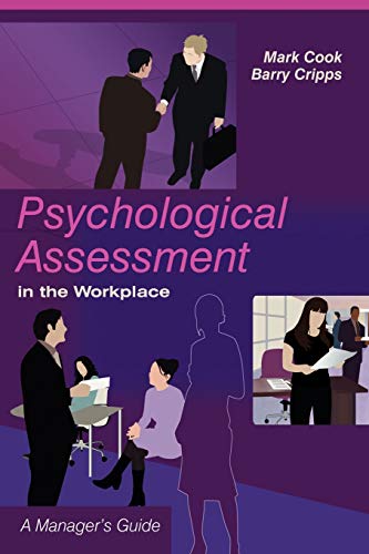 9780470861639: Psychological Assessment in the Workplace: A Manager's Guide
