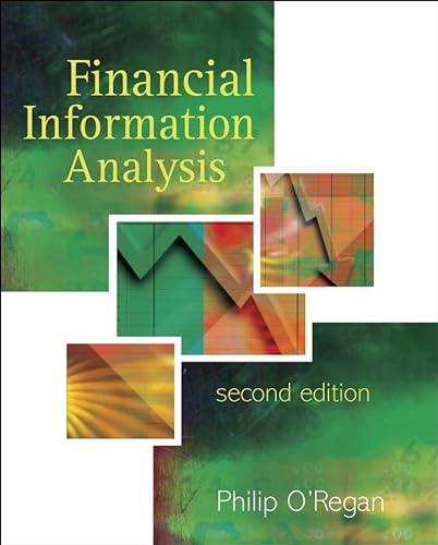 Imagen de archivo de Financial Information Analysis a la venta por Anybook.com