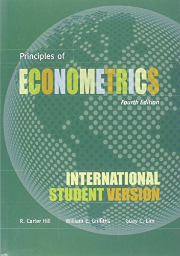 Imagen de archivo de Principles of Econometrics a la venta por ThriftBooks-Dallas