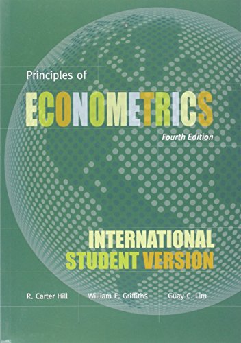 9780470873724: Principles of Econometrics, Fourth Edition International Student Version