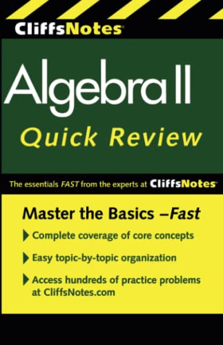 Stock image for CliffsNotes Algebra II Quick Review, 2nd Edition (Cliffs Quick Review) for sale by Your Online Bookstore
