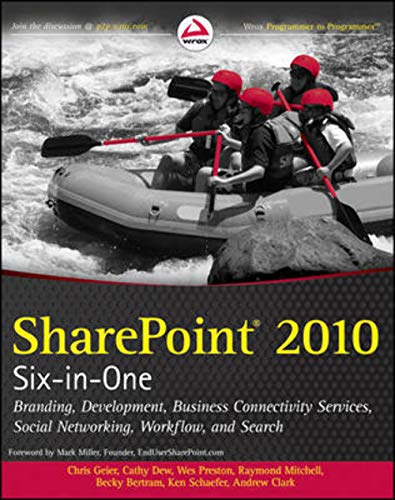 Beispielbild fr SharePoint 2010 Six-in-One zum Verkauf von HPB-Diamond