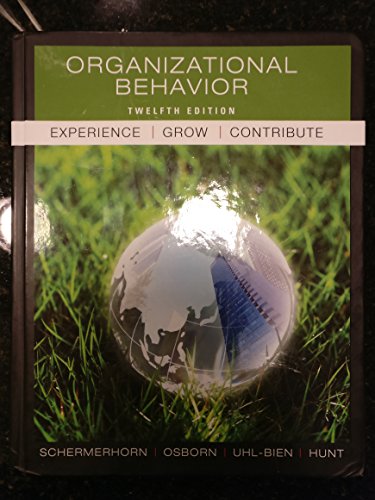 Beispielbild fr Organizational Behavior zum Verkauf von Better World Books: West