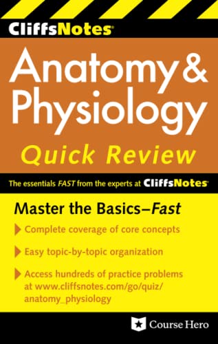 Stock image for CliffsNotes Anatomy & Physiology Quick Review, 2ndEdition (Cliffsnotes Quick Review) for sale by Once Upon A Time Books