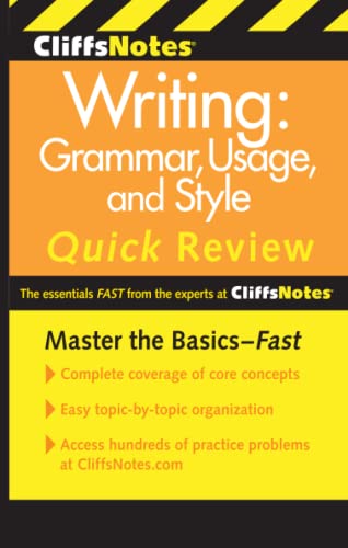 Beispielbild fr CliffsNotes Writing Grammar, Usage, and Style Quick Review zum Verkauf von TextbookRush