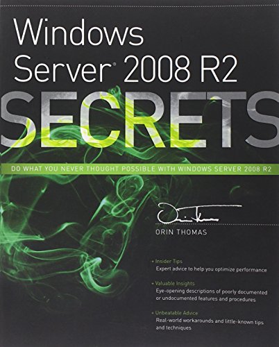 Windows Server 2008 R2 Secrets (9780470886588) by Thomas, Orin