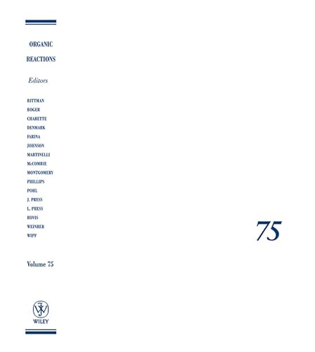 Imagen de archivo de Organic Reactions, Volume 76: 75 a la venta por Chiron Media