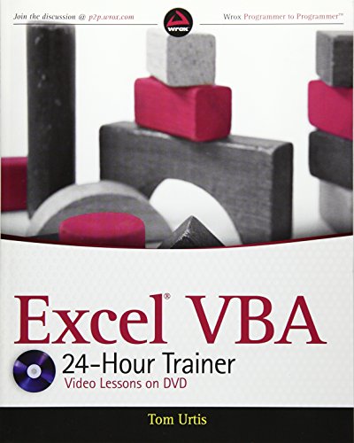 Excel VBA 24-Hour Trainer (9780470890691) by Urtis, Tom