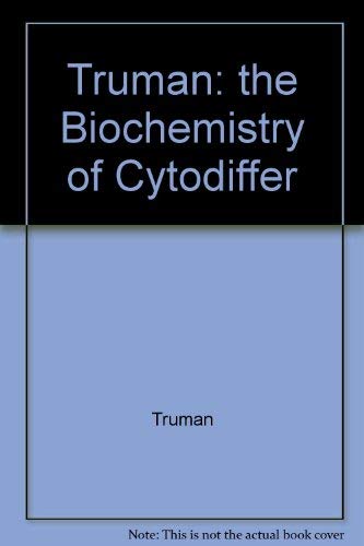 Beispielbild fr The Biochemistry of Cytodifferentiation zum Verkauf von Better World Books
