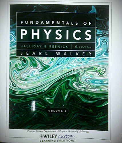 Imagen de archivo de Fundamentals of Physics Volume 2 (University of Florida) a la venta por Better World Books