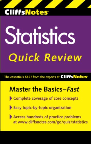 9780470902608: CliffsNotes Statistics Quick Review: 2nd Edition: Library Edition