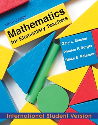 Imagen de archivo de Mathematics for Elementary Teachers: A Contemporary Approach a la venta por Mispah books