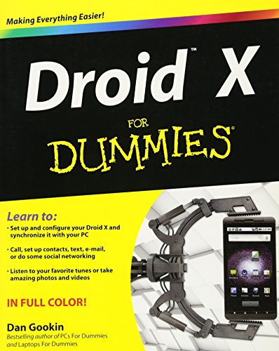 9780470903193: Droid X For Dummies