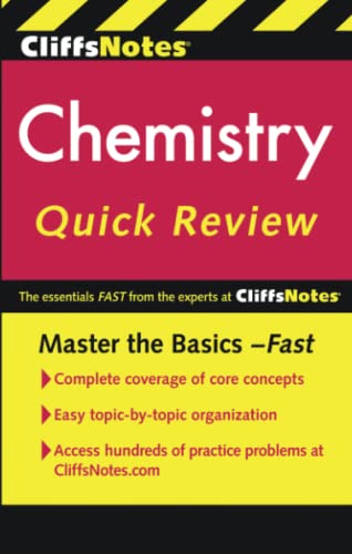 Beispielbild fr CliffsNotes Chemistry Quick Review: 2nd Edition zum Verkauf von Orion Tech