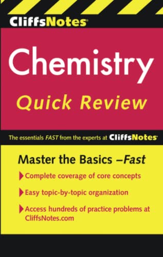 9780470905432: CliffsNotes Chemistry Quick Review: 2nd Edition