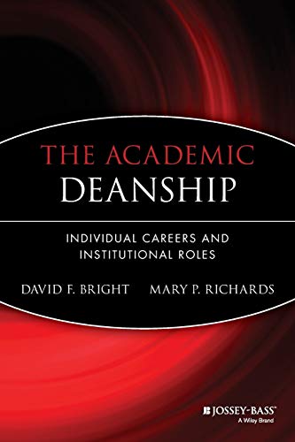 Imagen de archivo de The Academic Deanship a la venta por Blackwell's