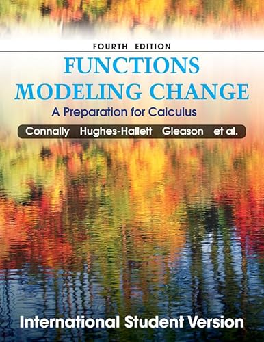 Imagen de archivo de Functions Modeling Change: A Preparation for Calculus a la venta por ThriftBooks-Atlanta