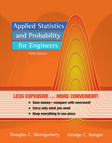 Beispielbild fr Applied Statistics and Probability for Engineers zum Verkauf von SecondSale