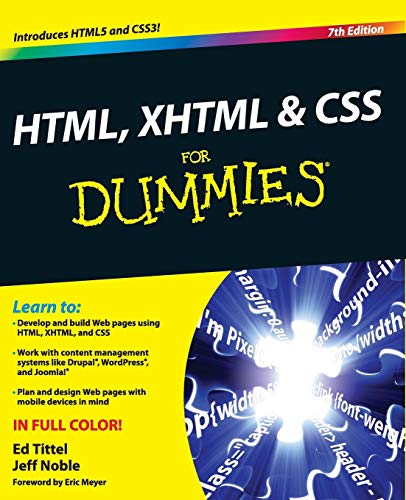 Imagen de archivo de HTML, XHTML and CSS For Dummies a la venta por SecondSale