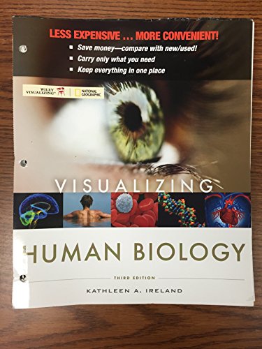Stock image for Visualizing Human Biology (Looseleaf) - 3rd edition for sale by BookHolders