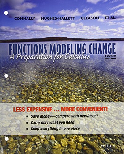 Stock image for Functions Modeling Change: A Preparation for Calculus for sale by ThriftBooks-Dallas