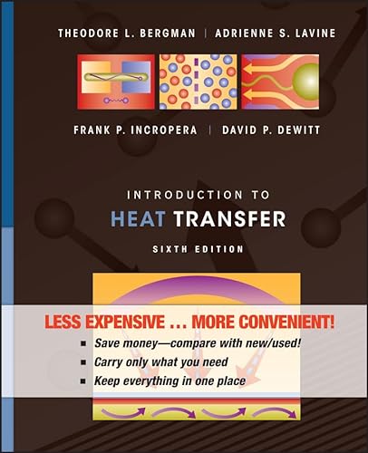 Beispielbild fr Introduction to Heat Transfer, Binder Ready Version zum Verkauf von SecondSale