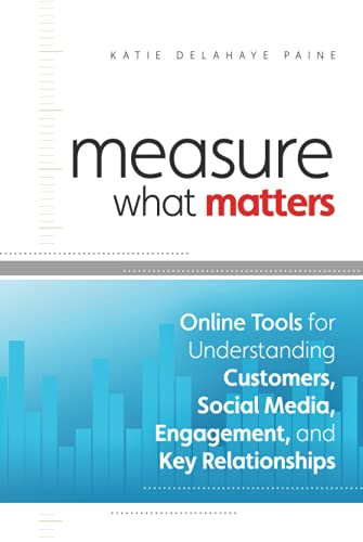 Stock image for Measure What Matters: Online Tools For Understanding Customers, Social Media, Engagement, and Key Relationships for sale by ZBK Books