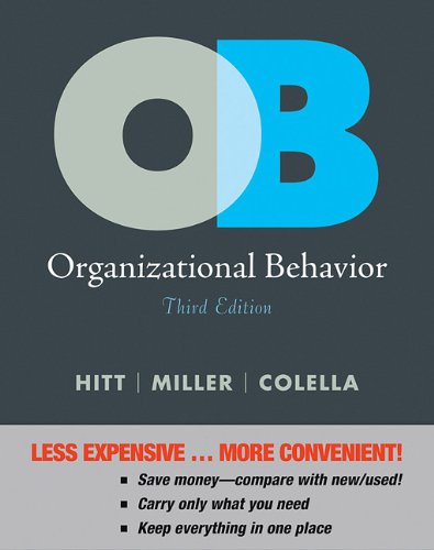 Imagen de archivo de Organizational Behavior: A Strategic Approach a la venta por BookHolders