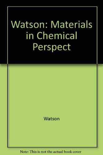 9780470922323: Watson: Materials in Chemical Perspect