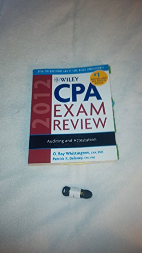 Stock image for Wiley CPA Exam Review 2012 : Auditing and Attestation for sale by Better World Books