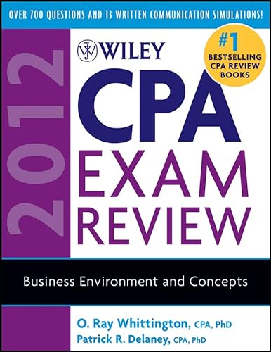 9780470923917: Wiley CPA Exam Review 2012, Business Environment and Concepts
