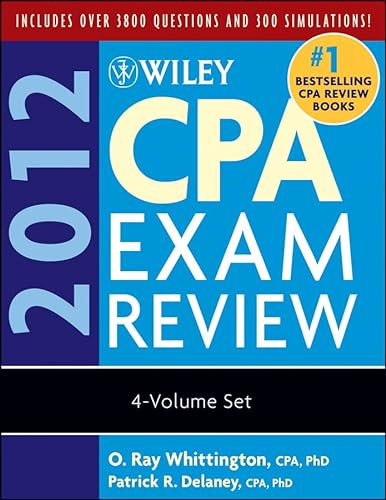 Wiley CPA Exam Review 2012, 4-Volume Set (9780470923948) by Whittington, O. Ray; Delaney, Patrick R.