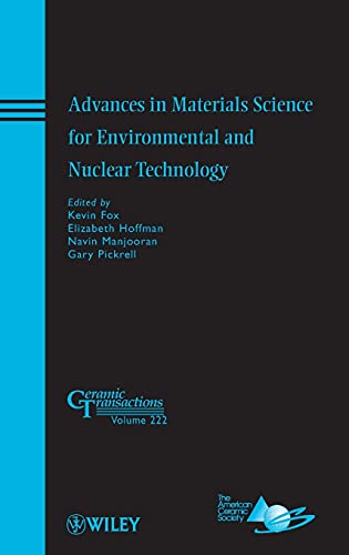 Stock image for Advances in Materials Science for Environmental and Nuclear Technology (Ceramic Transactions, 222) for sale by Lucky's Textbooks