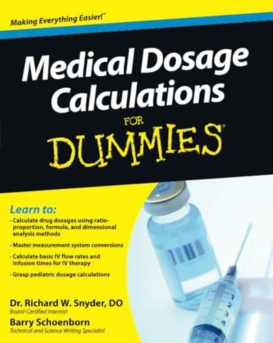 Beispielbild fr Medical Dosage Calculations For Dummies zum Verkauf von BooksRun