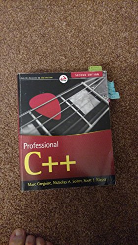 Imagen de archivo de Professional C++ a la venta por HPB-Red