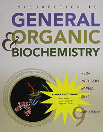 Introduction to General, Organic, and Biochemistry, Ninth Edition Binder Ready with WileyPLUS and Flyer Set (Wiley Plus Products) (9780470932650) by Hein, Morris