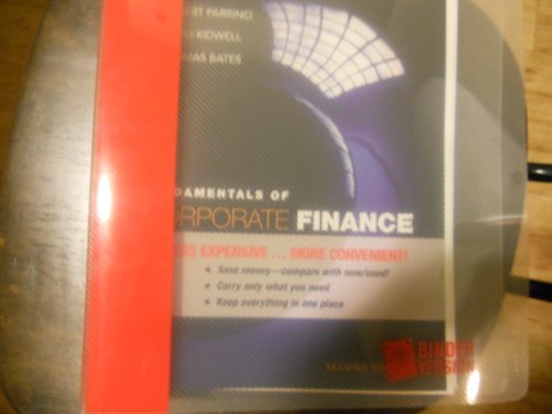 Beispielbild fr Fundamentals of Corporate Finance zum Verkauf von BooksRun