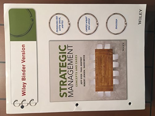 Beispielbild fr Strategic Management, Binder Ready Version: Concepts and Cases zum Verkauf von SecondSale