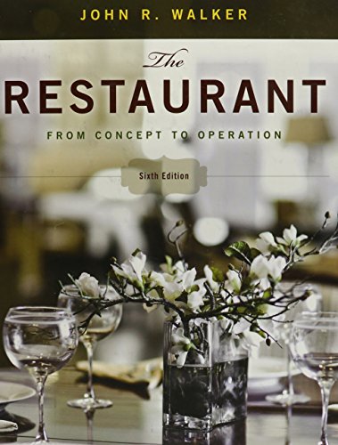 9780470940686: The Restaurant: From Concept to Operation [With Workbook]